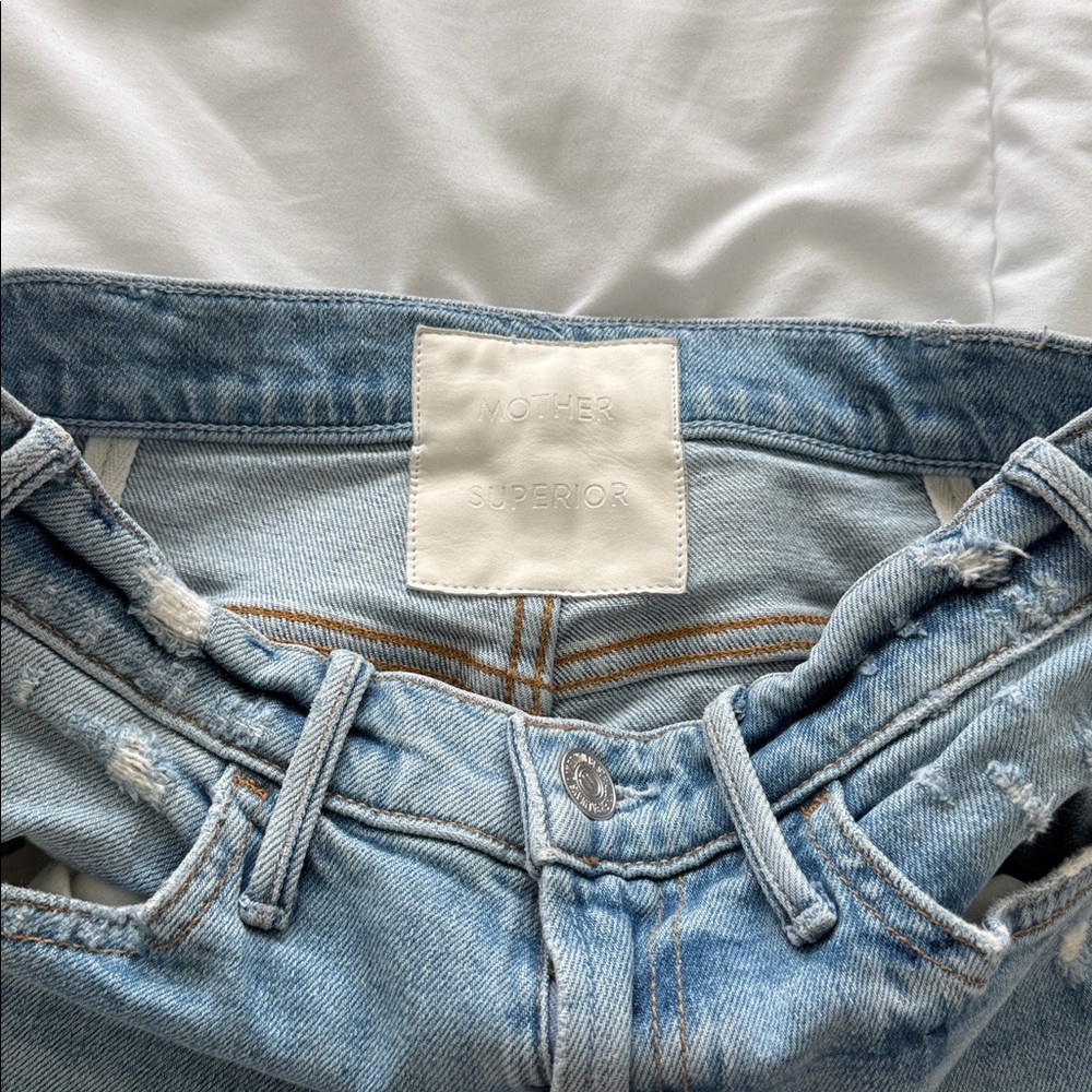 MOTHER Denim The Hustler Ankle Fray Jean in Rope’s End Size 25 - Picture 7 of 10